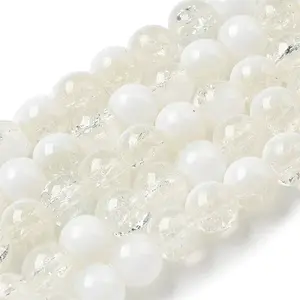 Crackle Glass Beads Strands