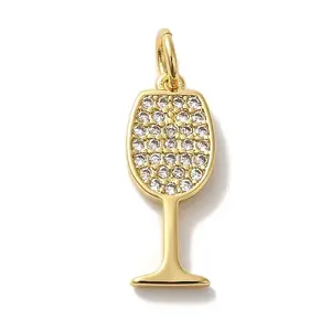 Brass Micro Pave Cubic Pendants