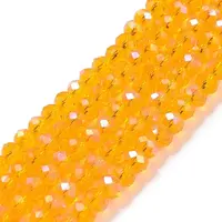 Electroplate Glass Beads Strands
