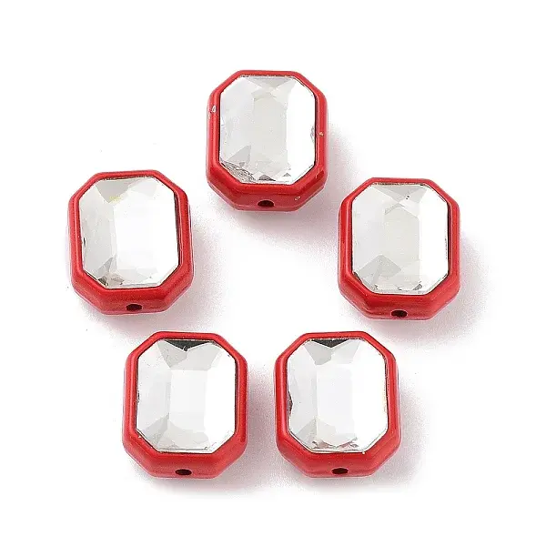 Spray Painted Alloy Bead