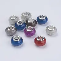 Large Hole Resin European Beads