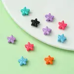 Spray Painted Alloy Beads