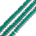 Faceted(32 Facets) Glass Beads Strands