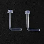 Acrylic L-Shaped Nose Ring