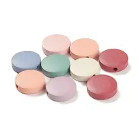 Spray Painted Natural Maple Wood Beads