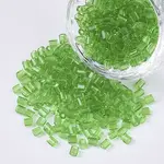 6/0 Two Cut Glass Seed Beads