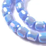 Electroplate Opaque Glass Beads