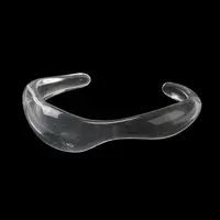 Transparent Acrylic Open Cuff Bangle for Women