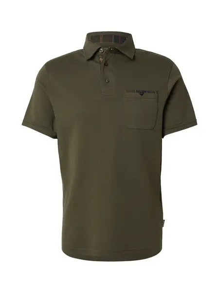 Barbour Tričko 'Corpatch'  olivová