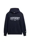 Superdry & Co Mikina  námornícka modrá / svetlosivá