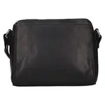 Dámská kožená crossbody kabelka Greenwood Melony - černá