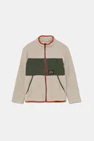 Dětská mikina Protest PRTBARTIS béžová barva, vzorovaná, 3810144