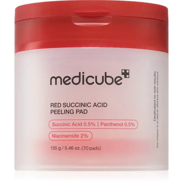 Medicube Red Succinic Acid Peeling Pad exfoliační polštářky pro problematickou pleť 70 ks
