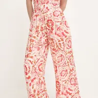 Kalhoty Answear.LAB dámské, oranžová barva, široké, high waist