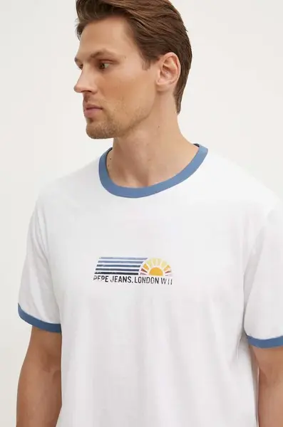 Bavlněné tričko Pepe Jeans ADAN