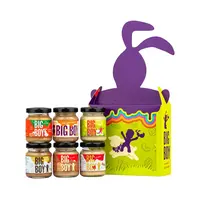 BIG BOY Velikonoční zajíček sada ořechových krémů 6 x 55 g