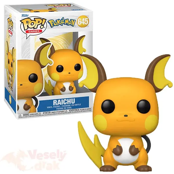 Pokémon POP! figurka Raichu #645 - 9 cm