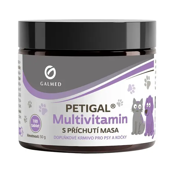 Galmed PETIGAL Multivitamín 100 tablet
