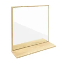 Ceramia Easy zrkadlo s poličkou 60x61,5 cm svetlý dub EASYZRCO