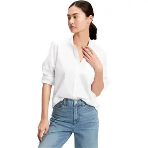 GAP V-FRCH FITTED OXFORD Dámska košeľa, biela, veľkosť