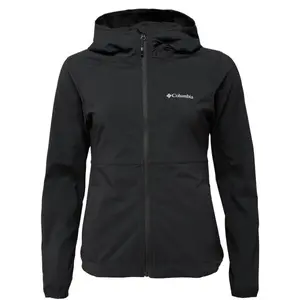 Columbia HEATHER CANYON II HOODED SOFTSHELL Dámská softshelová bunda, černá, velikost