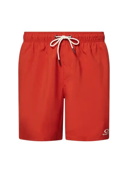 Oakley pánské plavky Clear Lake 18"Volley Flame Red | Červená | Velikost XXL