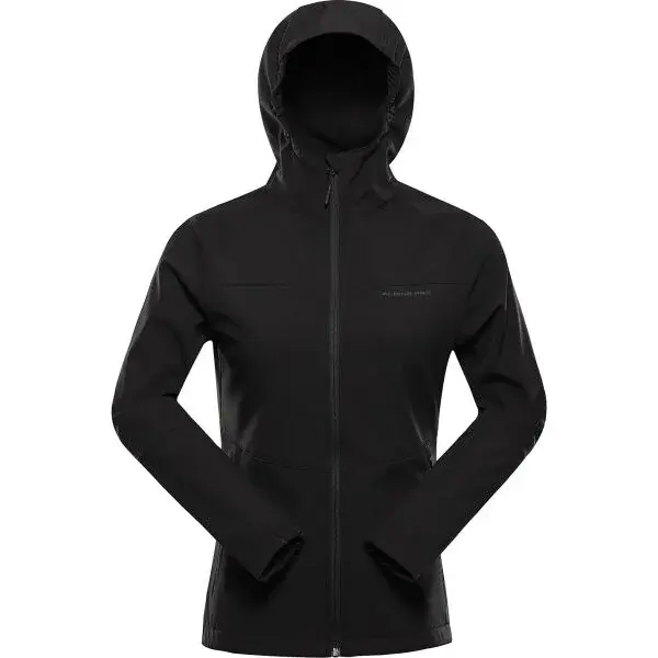 ALPINE PRO ULENA Dámská outdoorová bunda, černá, velikost