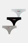 Tanga Diesel PUNCHY-D-CORE-3PACK UNDERPANTS 3-pack