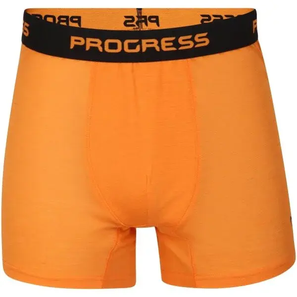 PROGRESS MA SKN 125 Pánske merino boxerky, oranžová, veľkosť