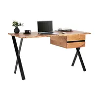 Landscape PSACÍ STŮL, černá, barvy akácie, 140/70/76 cm