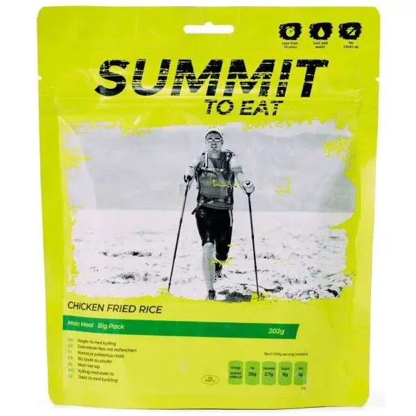 SUMMIT TO EAT SMAŽENÁ RÝŽE S KUŘECÍM MASEM 202g Dehydrovaná strava, dummy, velikost