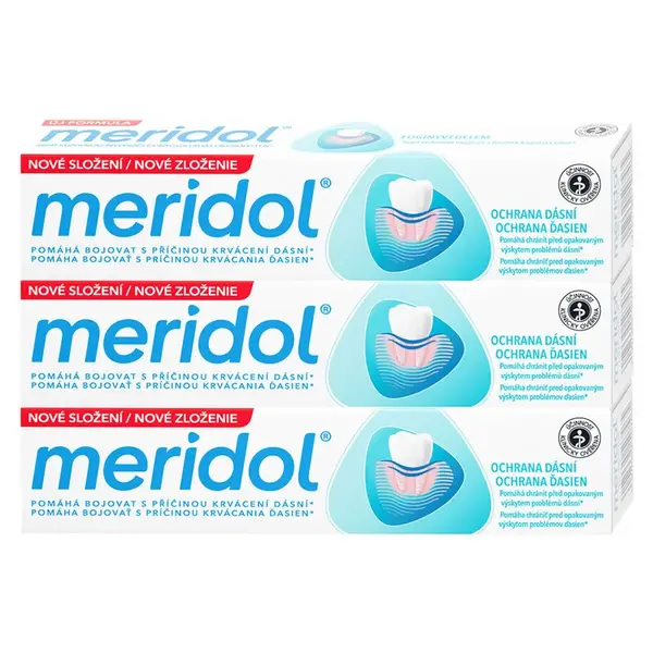 MERIDOL Gum protection Zubní pasta pro ochranu dásní 3 x 75ml