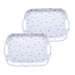 Sada melaminových táců PUNTO 36 x 25,5 cm 2 ks