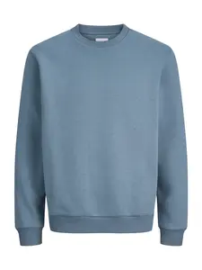 Jack & Jones Plus Mikina 'JJEBRADLEY'  modrosivá