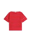 TOMMY HILFIGER Tričko 'CODY'  červená / biela