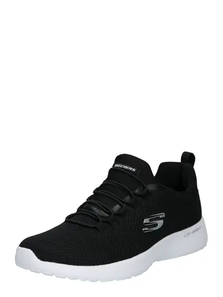 SKECHERS Nízke tenisky 'Dynamight'  čierna / biela