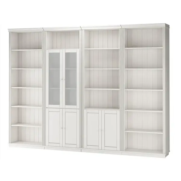 Livetastic OBÝVACÍ STĚNA, bílá, barvy borovice