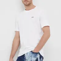 Bavlněné tričko HUGO Dero222 bílá barva, 50466158
