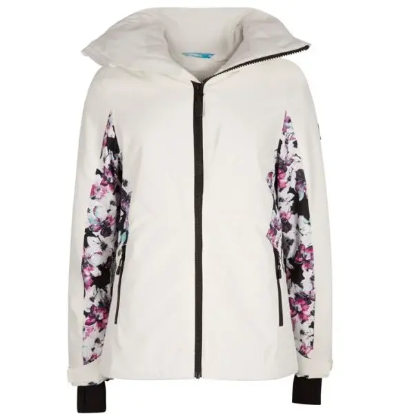 O'Neill ADELITE JACKET Dámska lyžiarska bunda, biela, veľkosť