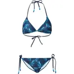 AQUOS LALICA Dámské dvoudílné plavky, tmavě modrá, velikost