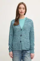 Bavlněný kardigan United Colors of Benetton růžová barva