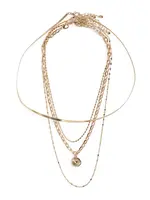 PIECES Retiazka 'PCBARINA'  zlatá