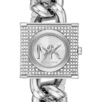 Hodinky Michael Kors stříbrná barva