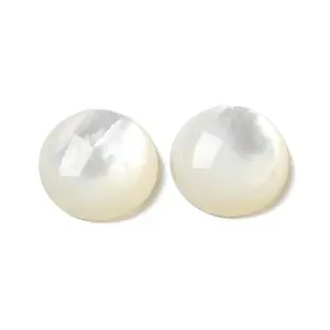 Natural White Shell Cabochons