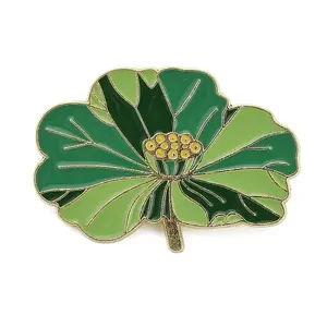 Lotus Leaf Enamel Pins