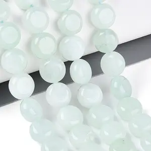 Dyed Natural White Jade Beads Strands
