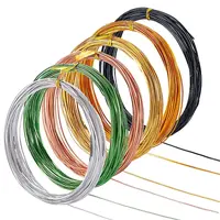 6 Roll 6 Colors 10M Flat Aluminum Wire