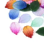 Two Tone Transparent Glass Pendants