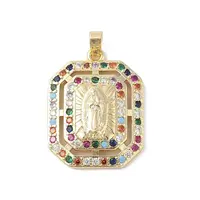 Brass Cubic Zirconia Pendants