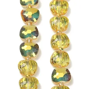 Electroplate Transparent Glass Beads